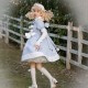 Winter Stars Sweet Lolita Dress 2pc Set by Letters From Unknown Stars (LU07)